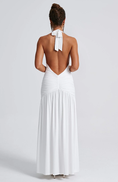 Plisseekleid mit Schlitz